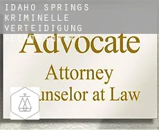 Idaho Springs kriminelle verteidigung rechtsanwalt