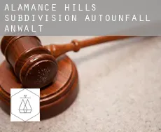 Alamance Hills Subdivision  Autounfall Anwalt