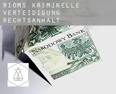 Rioms  kriminelle verteidigung rechtsanwalt