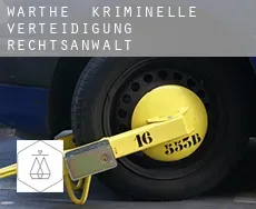 Warthe  kriminelle verteidigung rechtsanwalt