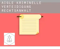 Aigle kriminelle verteidigung rechtsanwalt