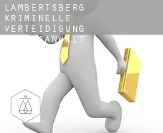 Lambertsberg  kriminelle verteidigung rechtsanwalt